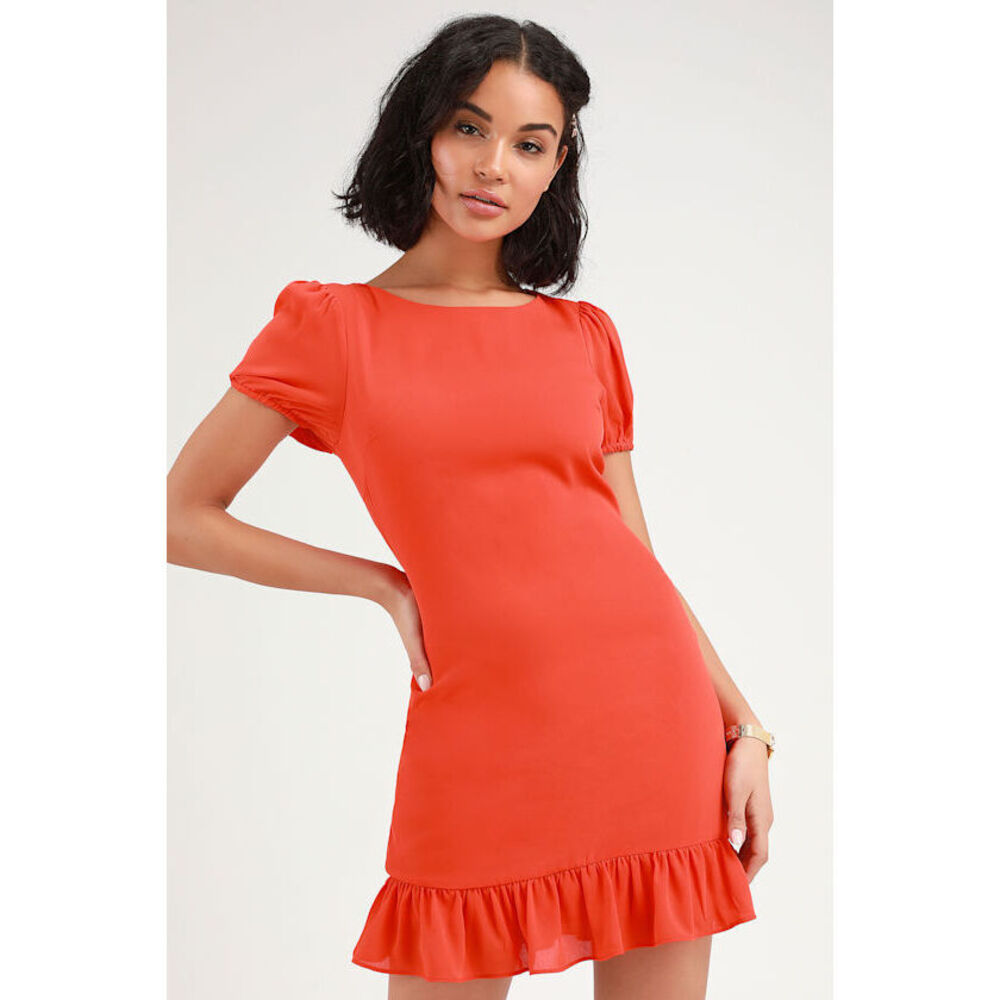 NWOT Lulus Ruffled Dress